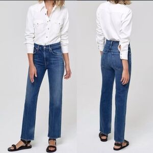 Citizens Of Humanity Blue High Rise Women Jeans